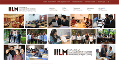 Desktop Screenshot of iilmcms.ac.in